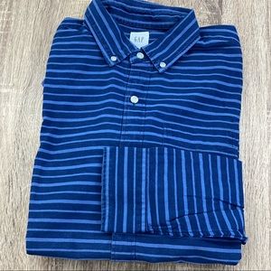 Men’s Blue Striped Shirt
